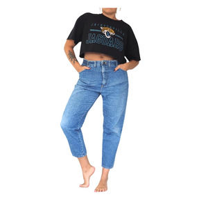 Vintage Lee Mom Cropped Jeans High Waisted Size 12/14 Waist‎ 33 100% Cotton